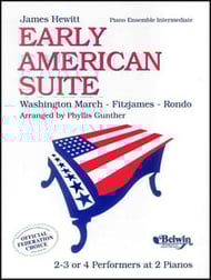 Early American Suite-2 Piano 8 Hand piano sheet music cover Thumbnail